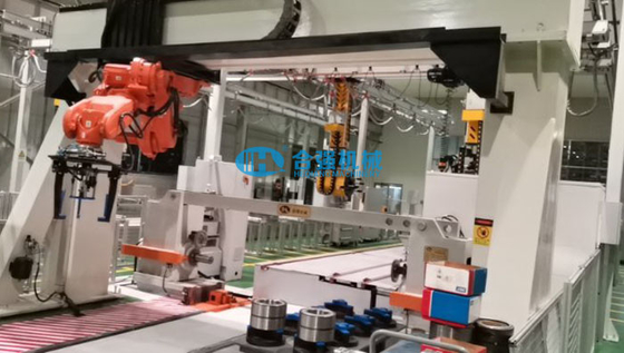 Railway Wheel Bearing Press Machine With Manipulator For Grabbing Bearings
