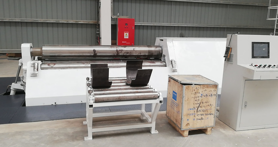 4-Rolls Plate Bending Machine Siemens PLC Control 42CrMo Forging Rolls