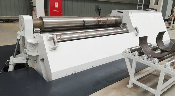 4-Rolls Plate Bending Machine Siemens PLC Control 42CrMo Forging Rolls