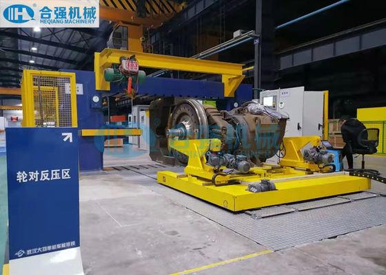 350 Tons Double Head Horizontal Wheelset Press CNC Controlled